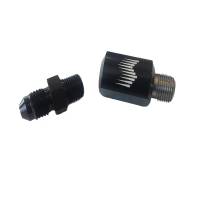 Snow Performance - Snow Performance 1/8in. NPT Female to 4AN Male Low Profile Water Nozzle Holder 4AN Elbow - Image 1