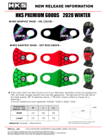 HKS - HKS Graphic Mask SPF Red - Large - Image 1