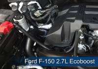 J&L Oil Separator Co - J&L 2011-2022 Ford F-150 2.7L/3.5L/5.0L Passenger Side Oil Separator 3.0 - Clear Anodized - Image 2