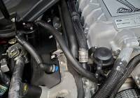 J&L Oil Separator Co - J&L 2020-2021 Ford Mustang GT500 Passenger Side Oil Separator 3.0 - Black Anodized - Image 2
