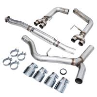 AWE Tuning - AWE Subaru WRX/STI VA/GV Sedan Track Edition Exhaust - Chrome Silver Tips (102mm) - Image 6