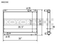 Koyorad Cooling Systems - Koyo HH Series Aluminum Radiator 09-16 Nissan R35 GT-R 3.8L V6 TT (AT) - Image 2