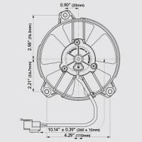 SPAL - SPAL Low Profile Fans: VA31-A101-46A * 5.2"P/12V/SUM - Image 2