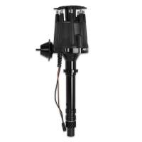MSD Ignition - MSD MSD Black Distrib.,Chevy V8,Billet VacAd - Image 1
