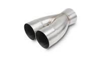 Vibrant Performance - Vibrant Performance 2-1 SS Merge Collectors (3in Inlet Slipover ID 4in Outlet OD) - Sold Individually - Image 1