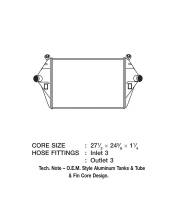 CSF Radiators - CSF 05-09 Dodge Ram 2500 5.9L OEM Intercooler - Image 2
