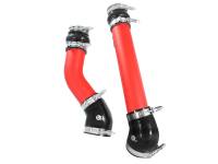 aFe Power (Advanced FLOW Engineering) - aFe Bladerunner Intercooler Tubes Hot & Cold Side 3.5in 94-02 Dodge Diesel Trucks L6-5.9L (td) - Red - Image 2