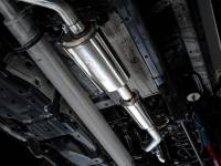 AWE Tuning - AWE Exhaust for 4th Gen Toyota Tacoma Dual Diamond Black Tips - Image 2