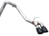 AWE Tuning - AWE Exhaust for 4th Gen Toyota Tacoma Dual Diamond Black Tips - Image 14