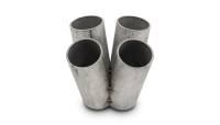 Vibrant Performance - Vibrant Performance 4 into 1 SS Turbo Mani Collector for GT28/30/35 in Flange 48mm Pipe OD 4.5in tall 58mm out - Image 1