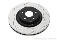 DBA 10-15 Hyundai Genesis Coupe R-Spec 3.8L (Track Model) Street T2 Slotted Front Brake Rotor