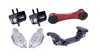 Torque Solution - Torque Solution Engine/Trans Red Pitch Mount Kit w/ Mount Plates 02-14 Subaru WRX / 2004+ Subaru STi - Image 1