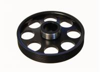 Torque Solution - Torque Solution Lightweight Crank Pulley (Black): Hyundai Genesis Coupe 3.8 2010+ - Image 1
