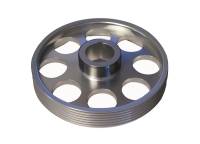 Torque Solution - Torque Solution Lightweight Crank Pulley (Silver): Hyundai Genesis Coupe 3.8 2010+ - Image 1