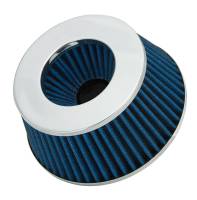 Spectre Performance - Spectre Adjustable Conical Air Filter 2-1/2in. Tall (Fits 3in. / 3-1/2in. / 4in. Tubes) - Blue - Image 2