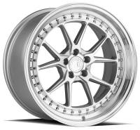 Aodhan Wheels Rim DS08 18x9.5 5x114.3 73.1CB ET30 Silver w/Machined Face