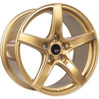 Option Lab Wheels R555 18x9.5 5x114.3 ET38 73.1CB Top Secret Gold