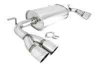 Megan Racing Axle Back Exhaust System: Hyundai Genesis Coupe 2010-12 2.0 Turbo/V6 Stainless Steel Tips