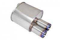Megan Racing - Megan Racing Exhaust Muffler: F-RT Dual Burnt Tip Muffler - Image 2