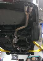 Megan Racing - Megan Racing Type2 Cat-Back Exhaust System: Nissan Quest 2011+ Stainless Burnt Roll Tips - Image 4