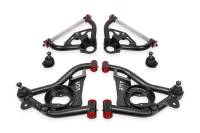 BMR 78-87 G-Body Upper And Lower A-Arm Kit - Black Hammertone