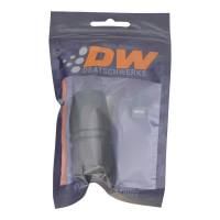 DeatschWerks - DeatschWerks 10AN Female Swivel Straight Hose End CPE - Anodized Matte Black - Image 1