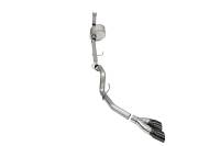 Corsa 2021-2025 Ford F-150 SuperCab/6.5in Bed 5.0L V8 Xtreme Cat-Back Single Side Exit-Black PVD