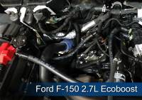 J&L Oil Separator Co - J&L 2011-2022 Ford F-150 2.7L/3.5L/5.0L Passenger Side Oil Separator 3.0 - Black Anodized - Image 2