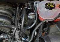 J&L Oil Separator Co - J&L 19-22 Chevrolet Silverado/GMC Sierra 1500 5.3L V8 Driver Side Oil Separator 3.0 - Black Anod - Image 2