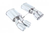 Megan Racing Supremo Exhaust System: BMW F13 M6 Coup� 2013+ Stainless Roll Tips