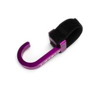 NRG Innovations - NRG Innovations Steering Wheel Hook CNC Aluminum w/ Laser Logo - Purple - Image 2