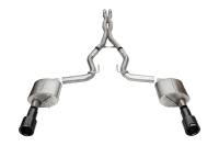 CORSA Performance - Corsa 2024+ Ford Mustang GT 5.0L V8 Xtreme 4.5 Cat-Back Duel Rear w/ 4.5 In Carbon Fiber Tips - Image 2