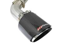 aFe Power (Advanced FLOW Engineering) - aFe Takeda 2.5in 304 SS CB Exhaust w/ Carbon Fiber Tips 17-19 Infiniti Q60 V6-3.0L (tt) - Image 2