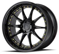AodHan Wheels - Aodhan Wheels Rim DS07 19x9.5 5x114.3 73.1CB ET22 Gloss Black W /Gold Rivets - Image 3