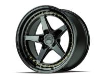 AodHan Wheels - Aodhan Wheels Rim DS05 19x9.5 5x114.3 73.1CB ET22 Gloss Black W /Gold Rivets - Image 3