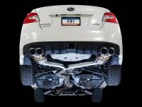 AWE Tuning - AWE 2015+ Subaru WRX VA Sedan Touring Edition Exhaust - Chrome Silver Tips (102mm) - Image 2