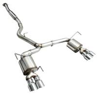 AWE Tuning - AWE 2015+ Subaru WRX VA Sedan Touring Edition Exhaust - Chrome Silver Tips (102mm) - Image 5
