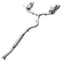 AWE Tuning - AWE 2015+ Subaru WRX VA Sedan Touring Edition Exhaust - Chrome Silver Tips (102mm) - Image 6