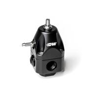 DeatschWerks - DeatschWerks DWR1000c Adjustable Fuel Pressure Regulator Dual 6AN Inlet and 6AN Outlet - Black - Image 1