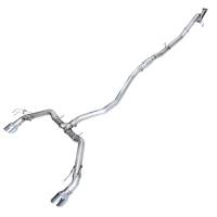 AWE Tuning - AWE 22+ Honda Civic Si/Acura Integra Track Edition Catback Exhaust - Dual Chrome Silver Tips - Image 1