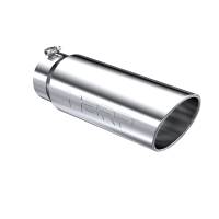 MBRP Exhaust - MBRP Universal Tip 6in OD Angled Rolled End 5in Inlet 18in Lgth T304 Exhaust - Image 1