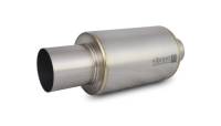 Vibrant Performance - Vibrant Performance Titanium Muffler w/Straight Cut Natural Tip 3in. Inlet / 3in. Outlet - Image 1