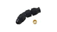 Vibrant Performance - Vibrant Performance 45 Degree 5/16in Tube to Male -6AN Flare Adapter w/ Olive Inserts - Image 1