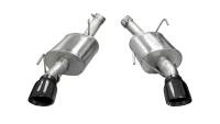Corsa 2005-2010 Ford Mustang Shelby GT500 5.4L V8 Black Xtreme Axle-Back Exhaust