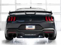 AWE Tuning - AWE 2024 Ford Mustang Dark Horse S650 RWD Track Edition Catback Exhaust w/ Quad Diamond Black Tips - Image 4