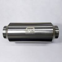 Stainless Bros. - Stainless Bros. 3" SS304 Lightweight Race Muffler 12" OAL - Polished - Image 1