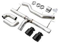 AWE Tuning - AWE 19-23 BMW 330i / 21-23 BMW 430i Base G2X Track Edition Axle Back Exhaust - Diamond Black - Image 11