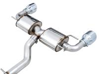 AWE Tuning - AWE Subaru BRZ/ Toyota GR86/ Toyota 86 Touring Edition Cat-Back Exhaust- Chrome Silver Tips - Image 9