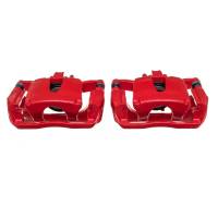 Power Stop 12-17 Ford F-150 Rear Red Calipers w/Brackets - Pair