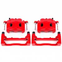 Power Stop 08-16 Cadillac Escalade Front Red Calipers w/Brackets - Pair